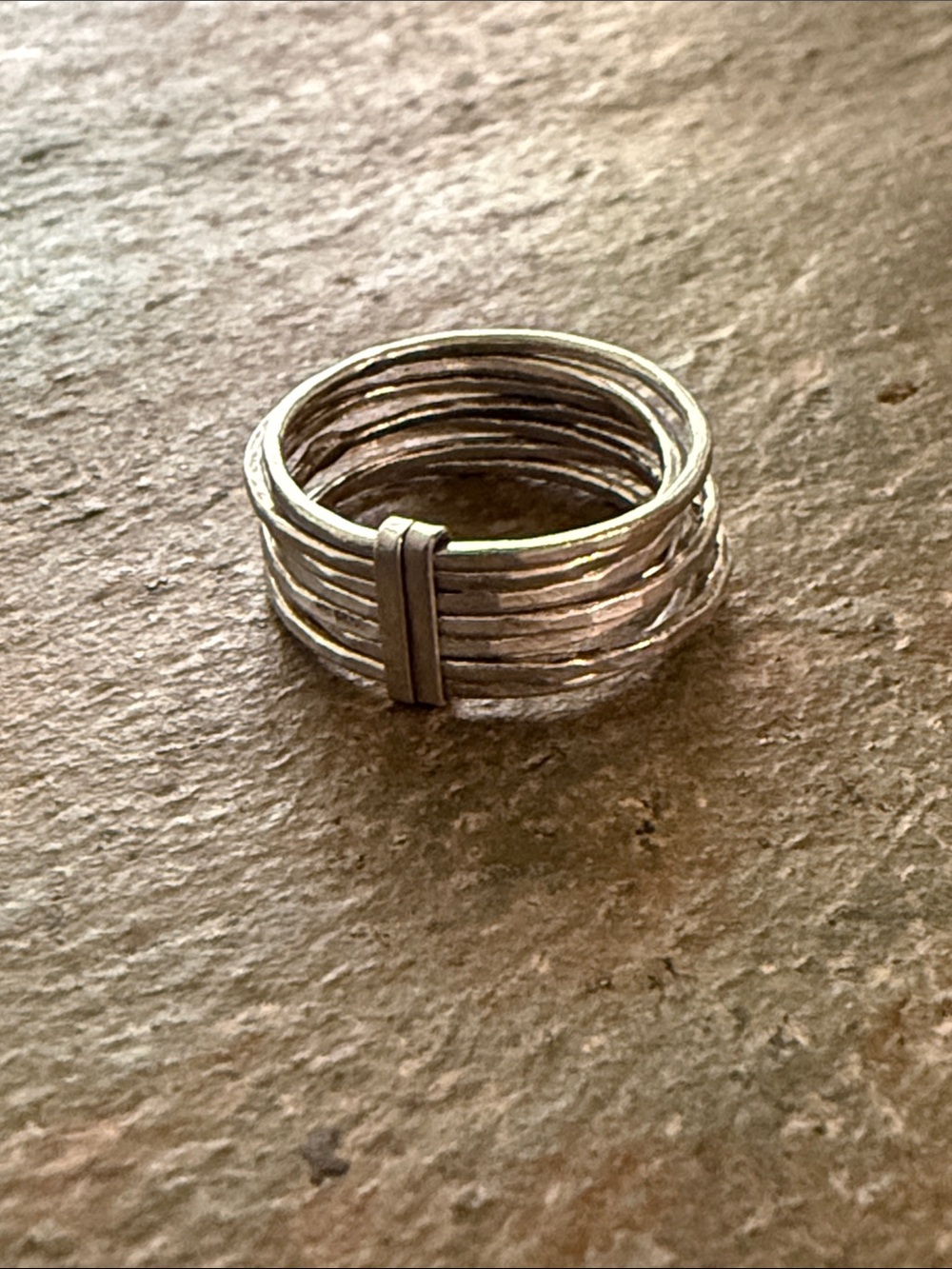 Sterling Silver Multi-Band Silver Stackable Ring